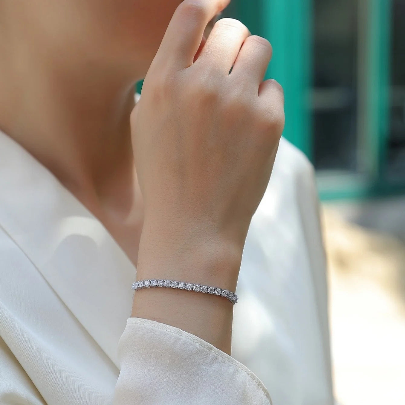 5 Piece set Luxury Women Ring Necklace Earrings  Bracelet Female Casual Ladies Jewelry Set for travelling and party