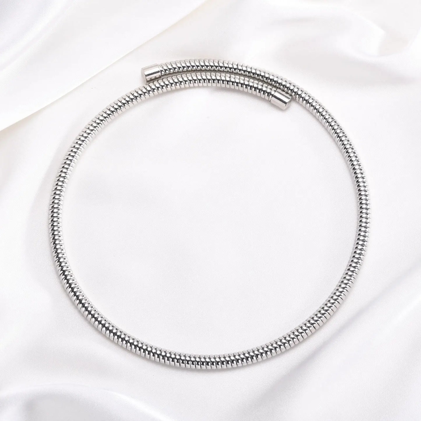 Necklace For Women Adjustable Open Choker Snake Collar Stretch Statement Jewelry Mom Girlfriend Valentine's Day Gift