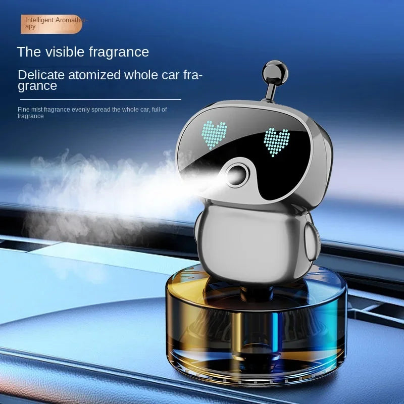 Advanced Robot Intelligent Aromatherapy Machine Automatic Spray Car Perfume Advanced Long-lasting Fragrance Car Air Freshener