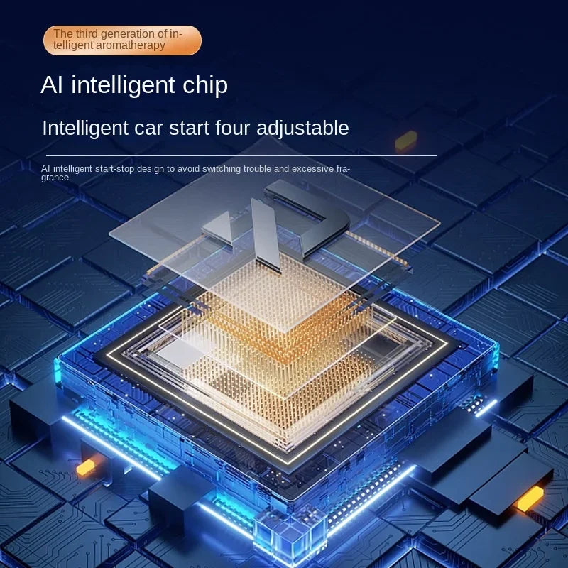 Advanced Robot Intelligent Aromatherapy Machine Automatic Spray Car Perfume Advanced Long-lasting Fragrance Car Air Freshener