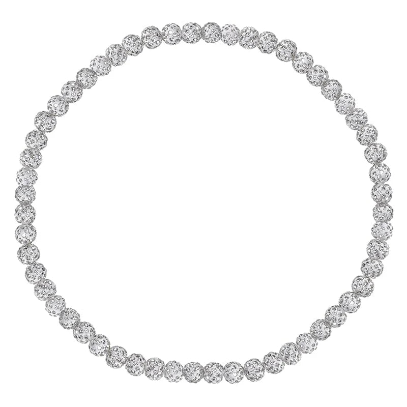 Baseball Necklace for Men Bling Baseball Necklace Rhinestone Ball Beaded Necklace baseball Players Lovers Inspired Jewelry