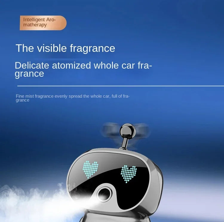 Advanced Robot Intelligent Aromatherapy Machine Automatic Spray Car Perfume Advanced Long-lasting Fragrance Car Air Freshener