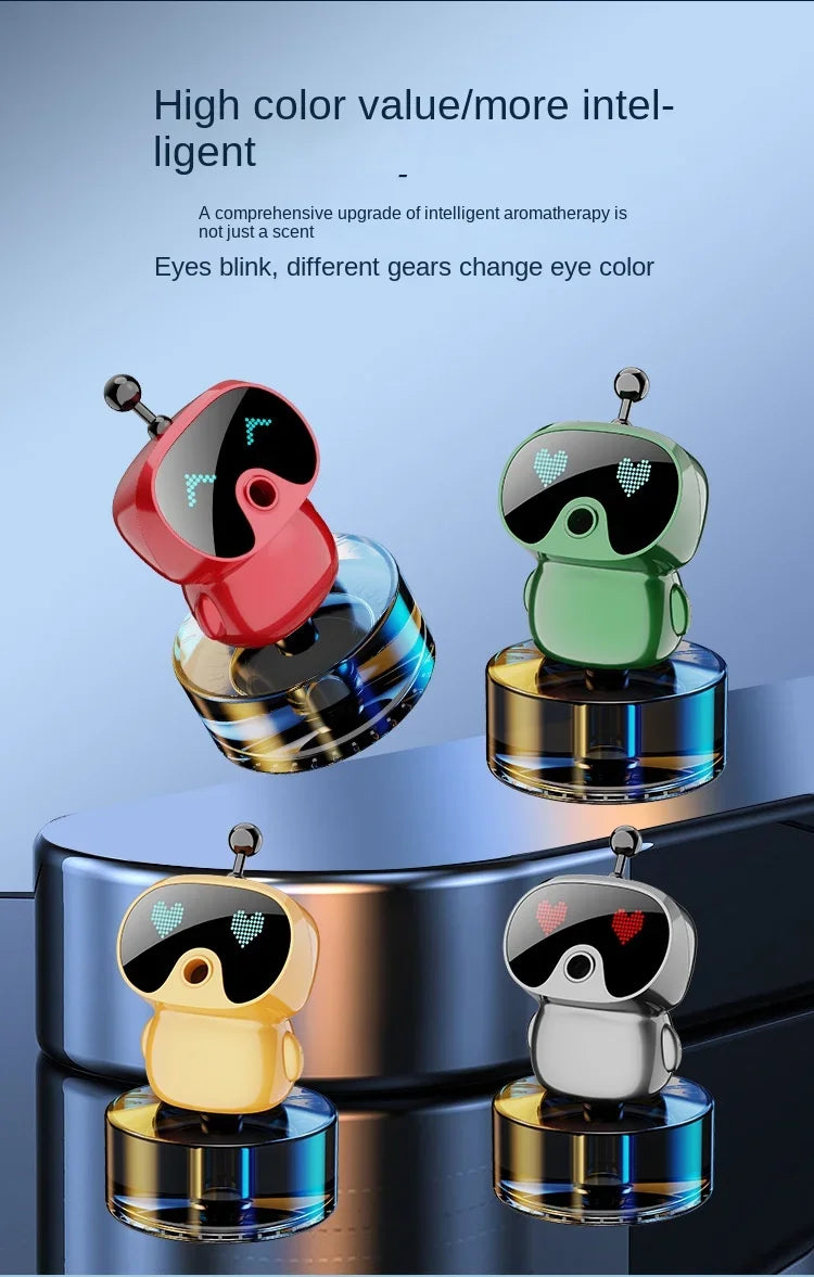 Advanced Robot Intelligent Aromatherapy Machine Automatic Spray Car Perfume Advanced Long-lasting Fragrance Car Air Freshener
