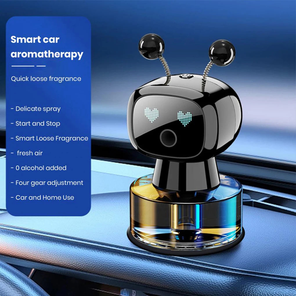 Car Air Aromatherapy Diffuser Fragrance Car Air Fresheners  Adjustable Humidifier Essential Intelligent Car Oil Diffuser