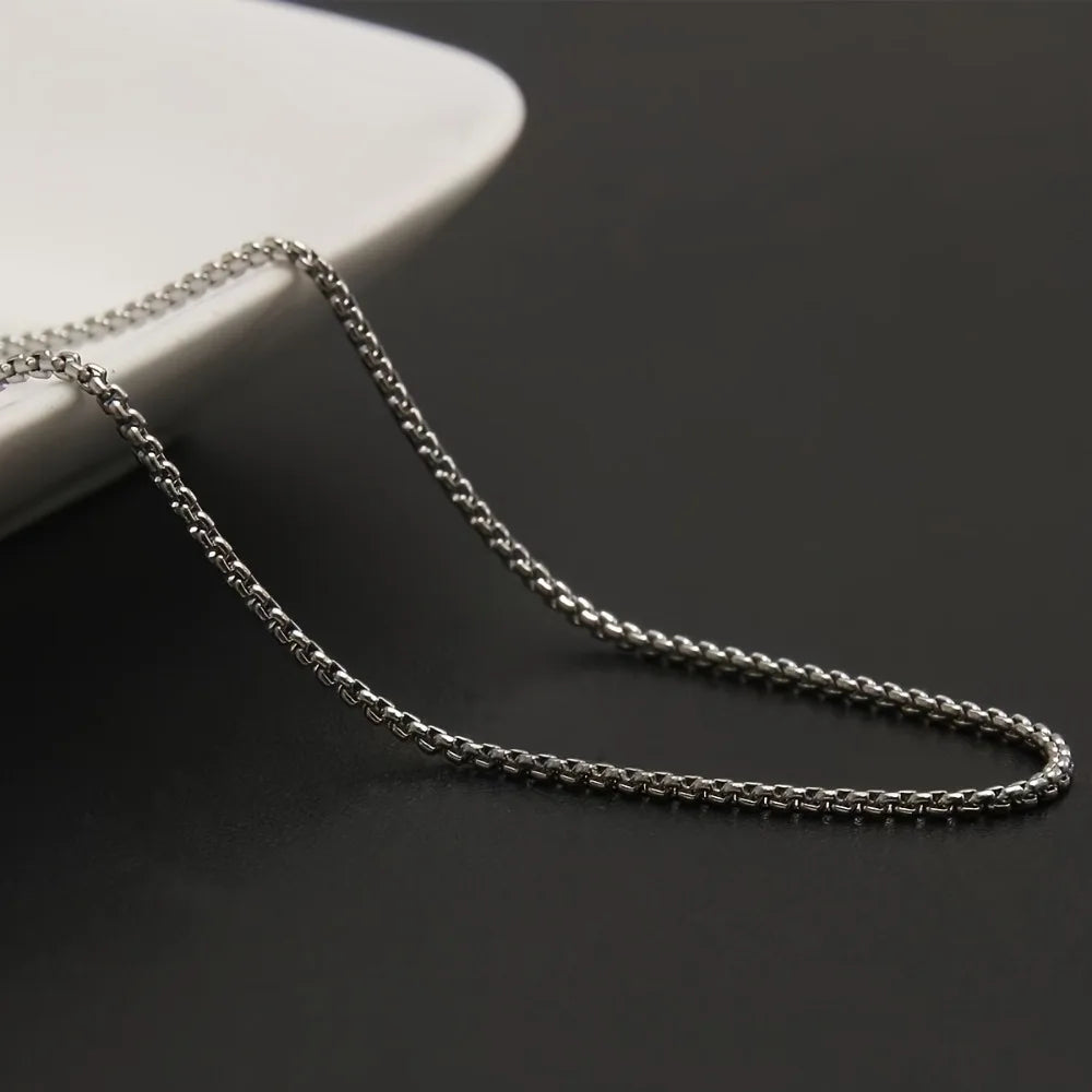 Stainless Steel Necklace, Street Fashionable Hip Hop Jewelry Accessories for Men, Father's Day Gift