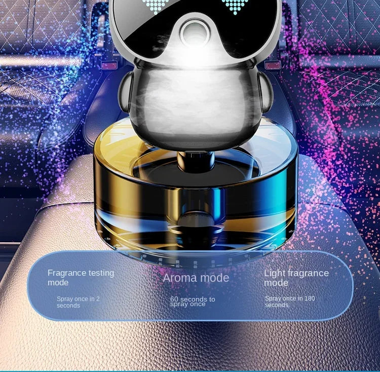 Advanced Robot Intelligent Aromatherapy Machine Automatic Spray Car Perfume Advanced Long-lasting Fragrance Car Air Freshener