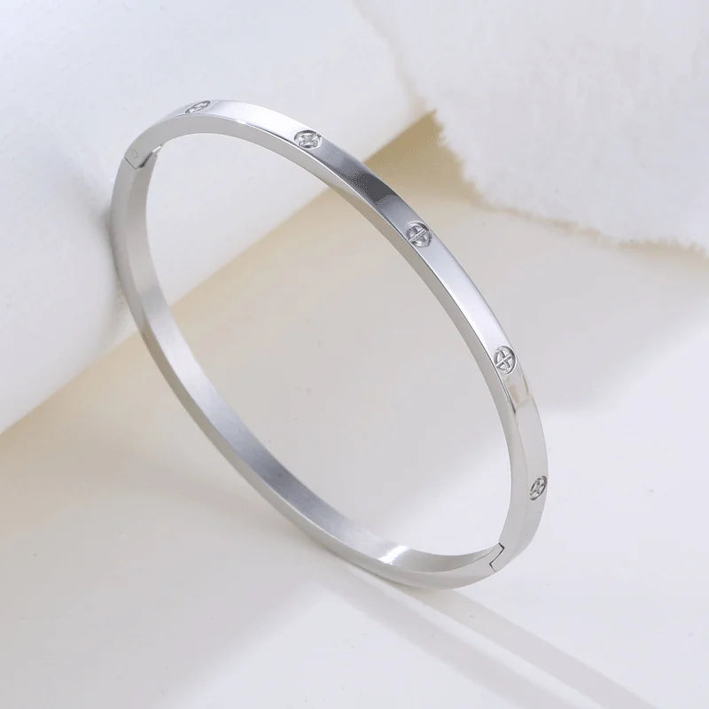 Roman Numerals Bracelet For Women Stainless Steel Jewelry Accessories Luxury Bracelet Women Fashion