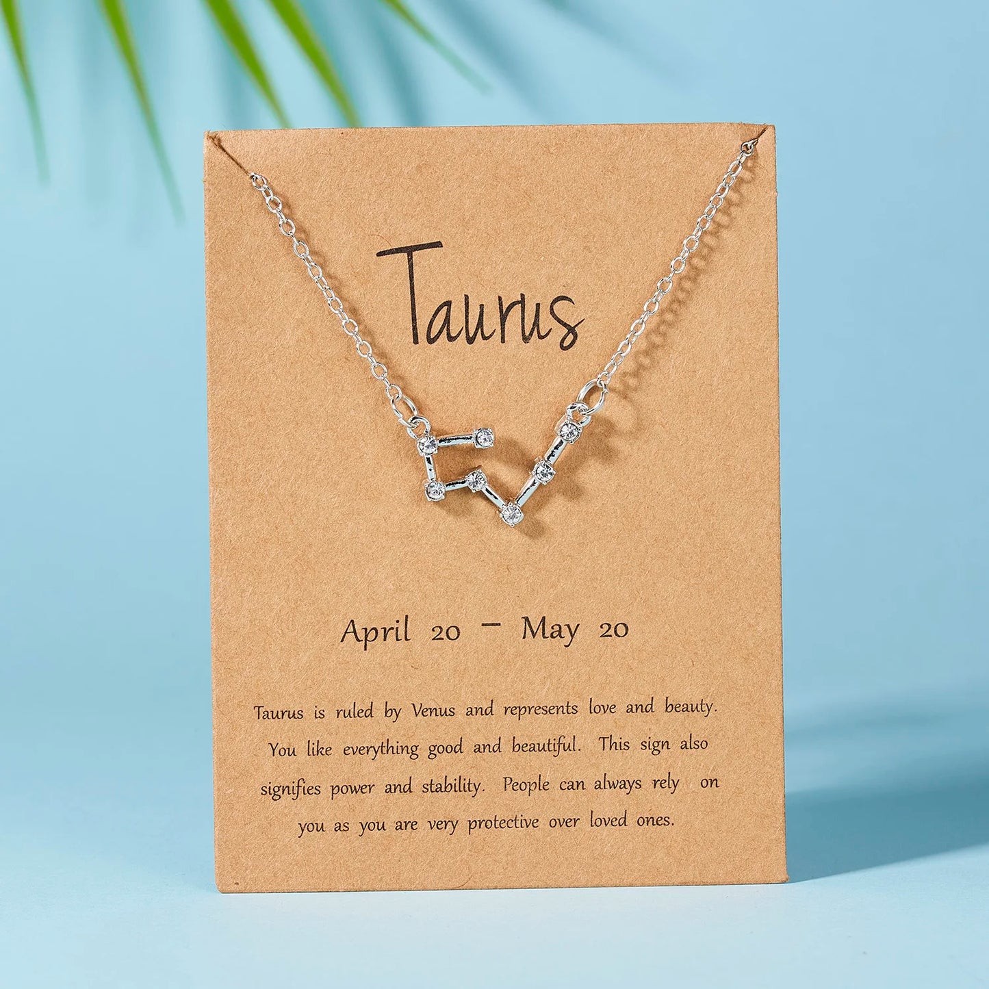 12 Constellation Zodiac Sign Necklace For Women Silver Color Jewelry Leo Aries Pendant Horoscope Necklace Chain Choker Gift