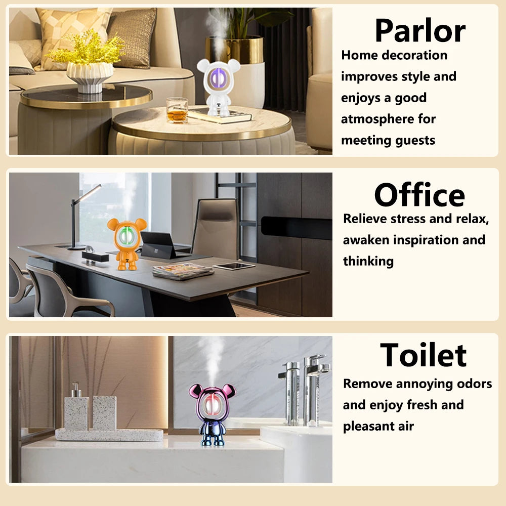 Aromatherapy Essential Oil Diffuser  Air Desktop Wall Mounted Humidifier Suitable Home Fragrance Aromatherapy Diffuser