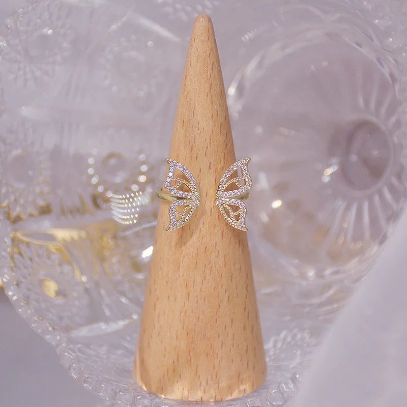 2022 New Y2K Shine Rings Crystal Silver Color Rings for Women Cute Remetic Geometric Ring Trendy Fashion Jewelry