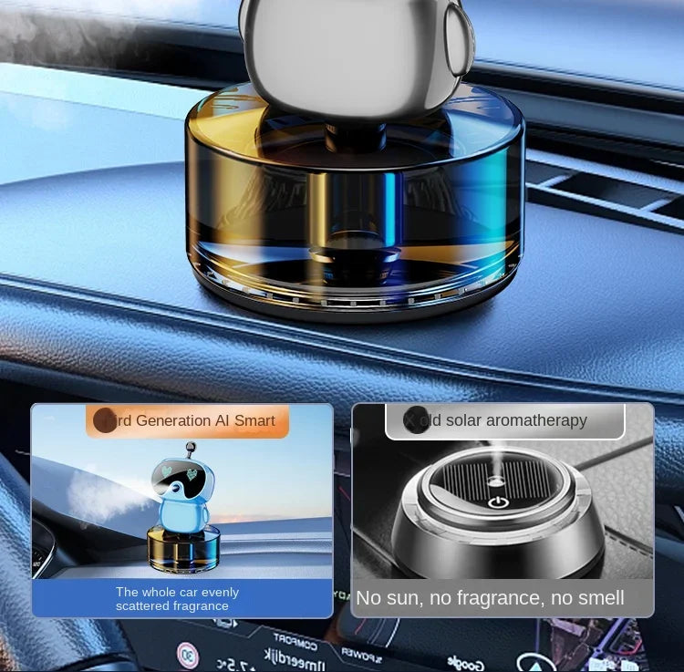 Advanced Robot Intelligent Aromatherapy Machine Automatic Spray Car Perfume Advanced Long-lasting Fragrance Car Air Freshener