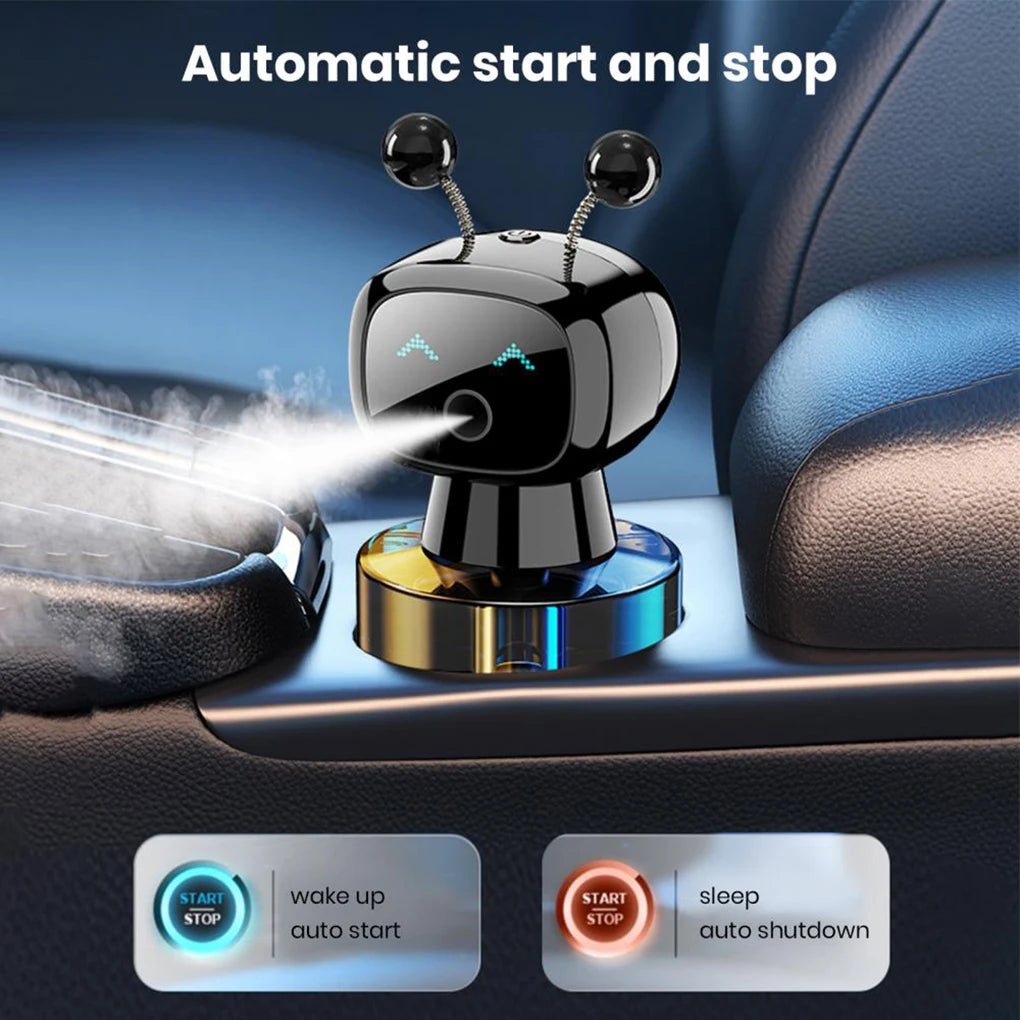 Car Air Aromatherapy Diffuser Fragrance Car Air Fresheners  Adjustable Humidifier Essential Intelligent Car Oil Diffuser
