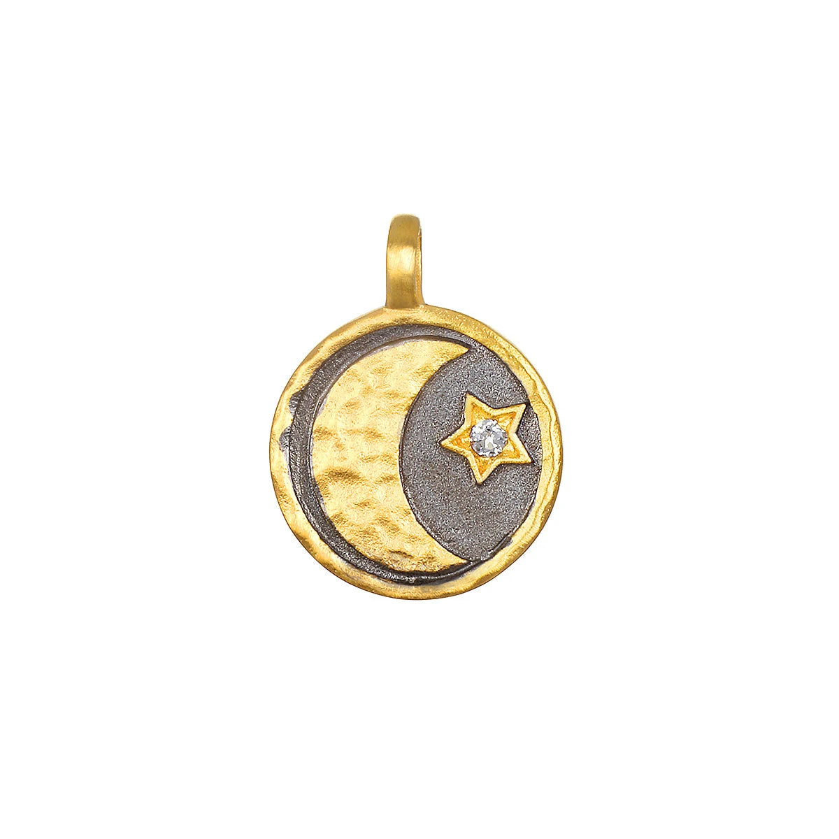 Classic element DIY pendant necklace, Sun Devil's Eye, Moon Twelfth Birthday stone necklace, gold-plated and color preserving