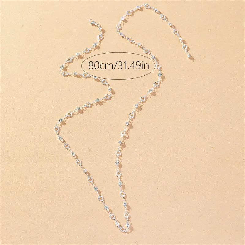 2024 New Luxury Colourful Crystal Zircon Necklace for Women Shiny Rhinestone Long Tassel Choker Bohemian Statement Jewelry Gifts