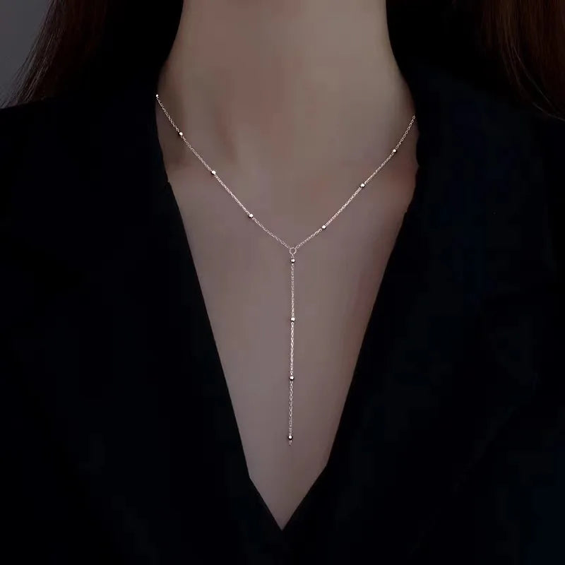 2024 New Luxury Colourful Crystal Zircon Necklace for Women Shiny Rhinestone Long Tassel Choker Bohemian Statement Jewelry Gifts