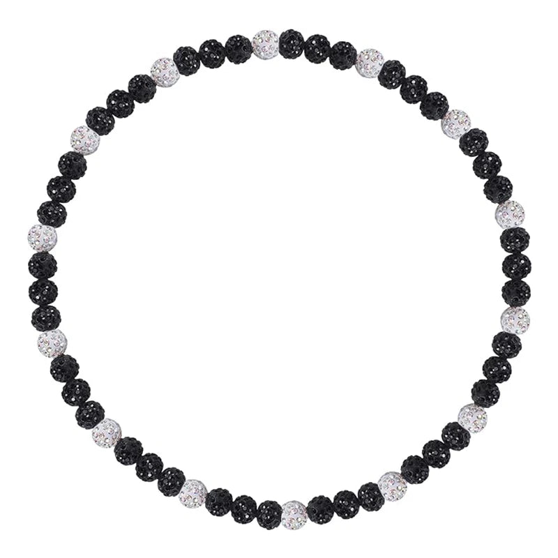 Baseball Necklace for Men Bling Baseball Necklace Rhinestone Ball Beaded Necklace baseball Players Lovers Inspired Jewelry