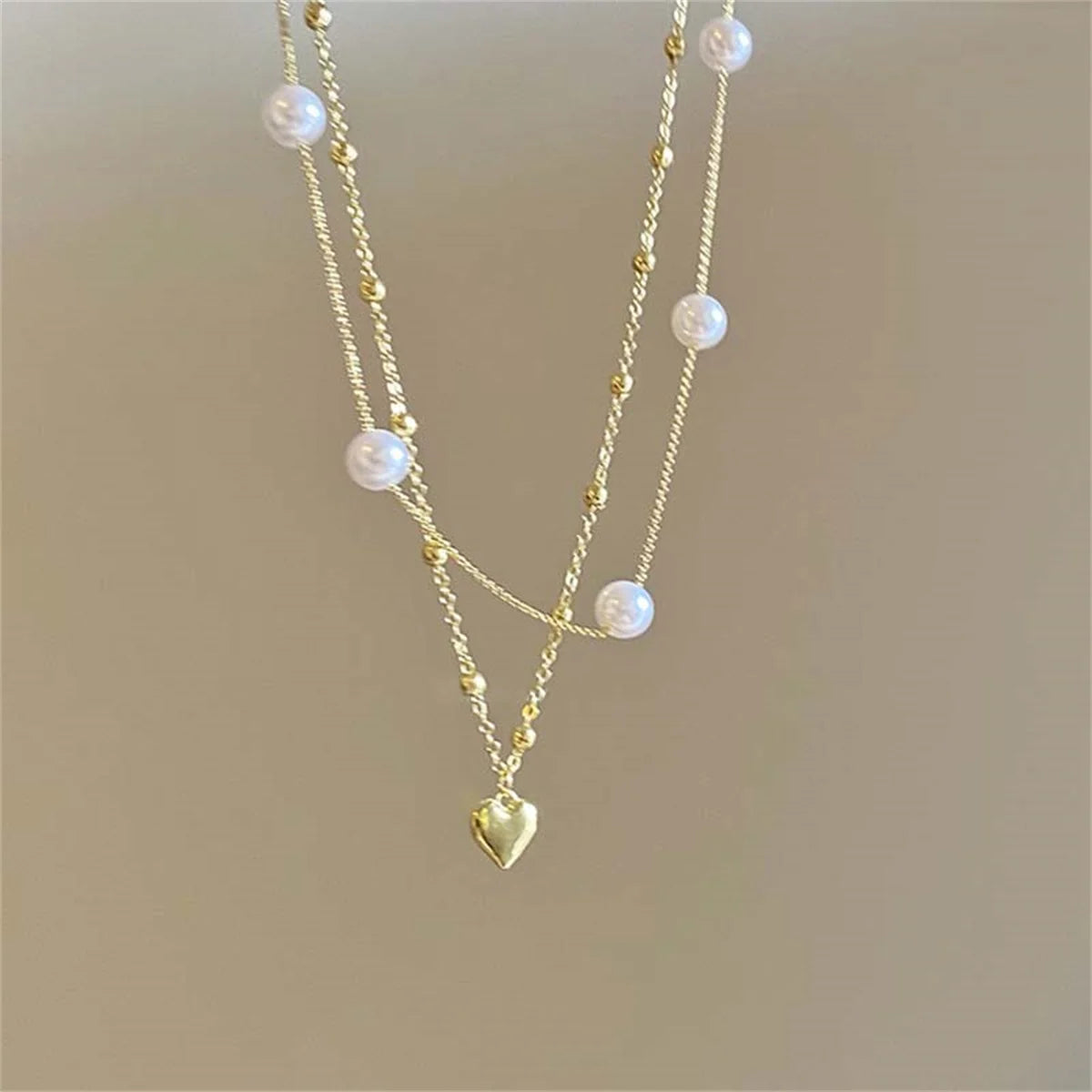 Minimalist Imitation Pearl Long Tassel Necklace For Women Ladies Elegant White Pearl Choker Clavicle Chain Wedding Party Jewelry