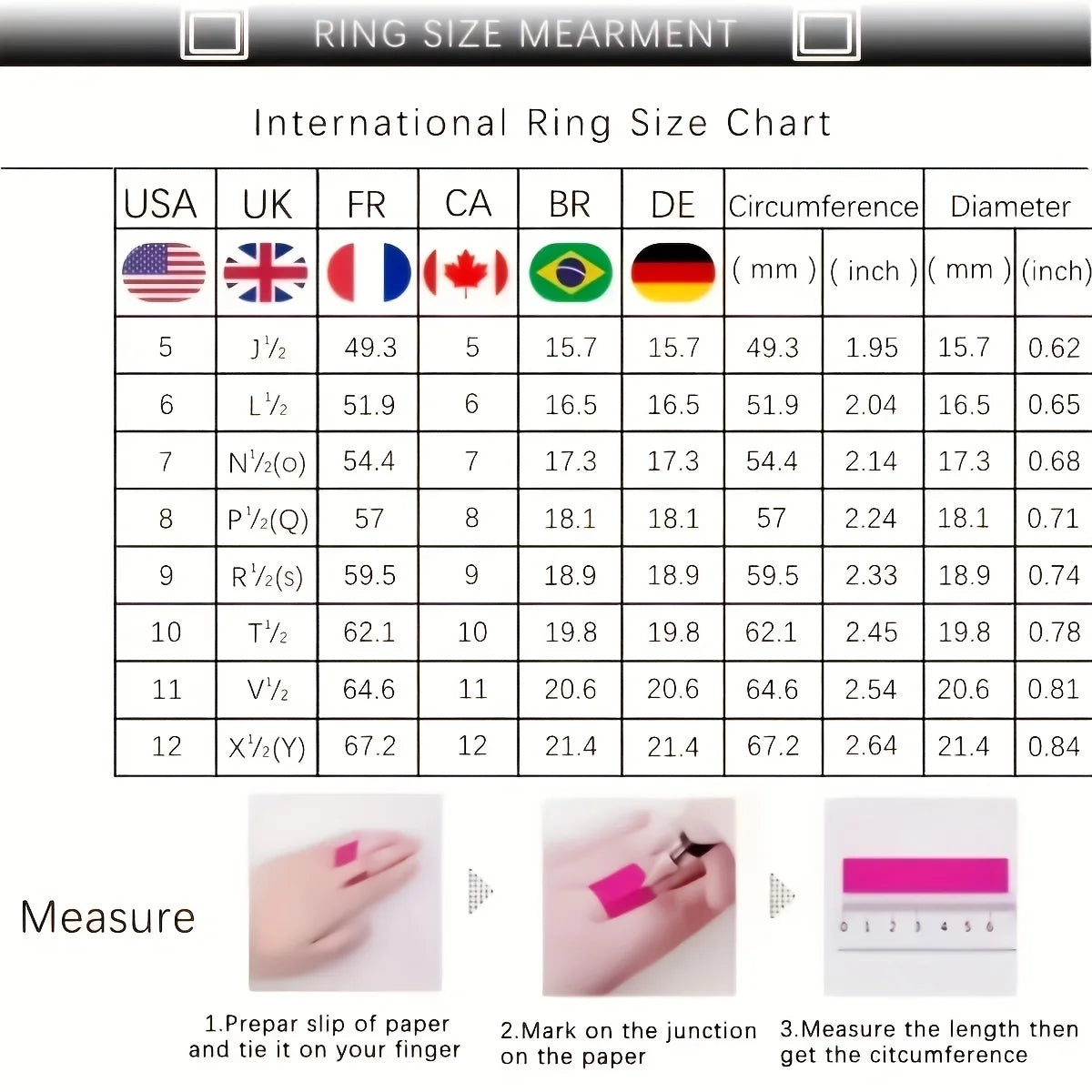 Fashion Luxury Large Row Bling Bling Zircon Rings Women Chain Hip Hop Rings Unisex Jewelry Gifts