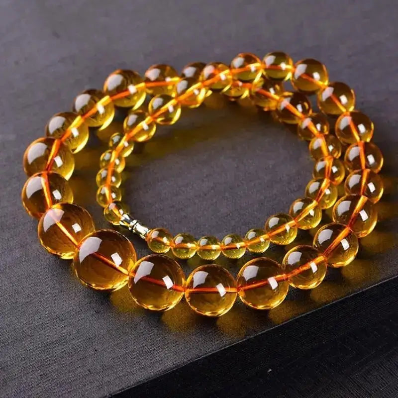 The New Amber Necklace Is The Same for Men and Women, Simple and Fashionable, and Versatile.